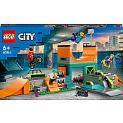 LEGO My City Street Skate Park 60364 Building Toy Set, Includes a  Skateboard, BMX Bike, Scooter and In-line Skates, Plus 4 Minifigures for  Pretend