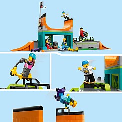 LEGO® City Street Skate Park with Toy Bike