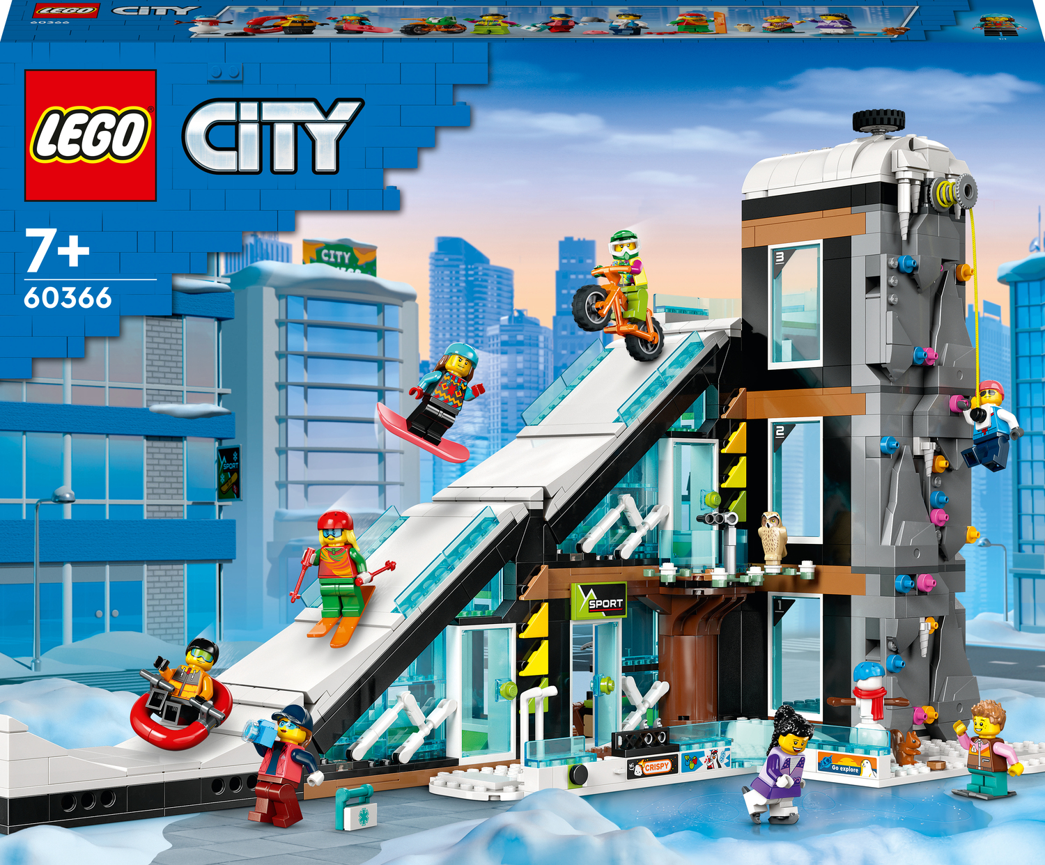 LEGO City Ski and Climbing Centre Sports Set