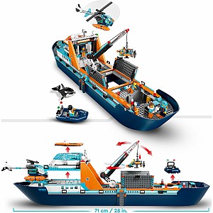 LEGO City Arctic Explorer Ship Large Boat Toy