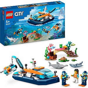 LEGO® City Explorer Diving Boat Toy Ocean Set