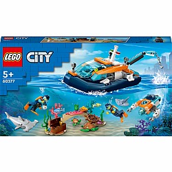 LEGO City Explorer Diving Boat Toy Ocean Set