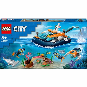 LEGO® City Explorer Diving Boat Toy Ocean Set