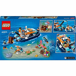 LEGO City Explorer Diving Boat Toy Ocean Set