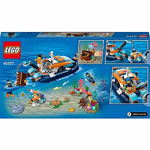 LEGO® City Explorer Diving Boat Toy Ocean Set