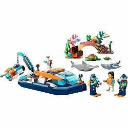 LEGO City Explorer Diving Boat Toy Ocean Set