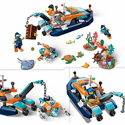 LEGO City Explorer Diving Boat Toy Ocean Set