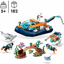 LEGO City Explorer Diving Boat Toy Ocean Set