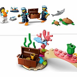 LEGO City Explorer Diving Boat Toy Ocean Set