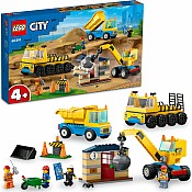 LEGO® City Construction Trucks & Wrecking Ball