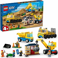LEGOÂ® City Construction Trucks & Wrecking Ball