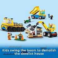 LEGO® City: Construction Trucks & Wrecking Ball (4+)