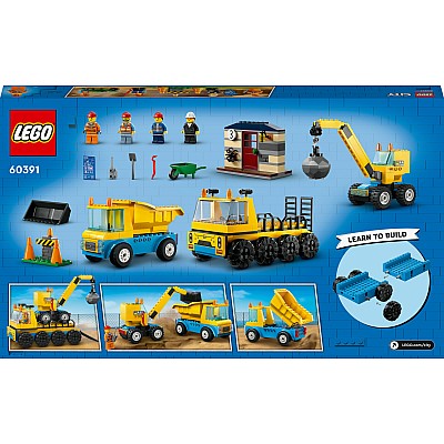 LEGO® City Construction Trucks & Wrecking Ball