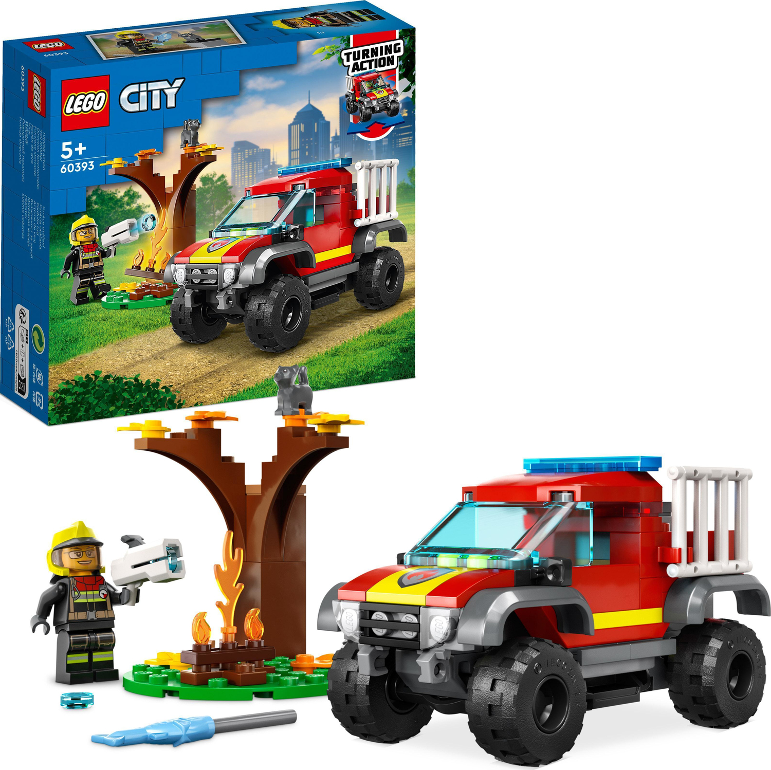 LEGO® City: 4x4 Fire Truck Rescue - The Toy Box Hanover