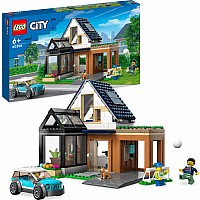 LEGO City Family House and Electric Car Toys