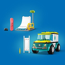 LEGO City Great Vehicles: Emergency Ambulance and Snowboarder