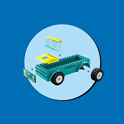 LEGO® City Great Vehicles: Emergency Ambulance and Snowboarder