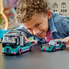 LEGO City Great Vehicles: Race Car and Car Carrier Truck