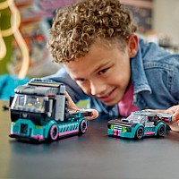 LEGO® City: Race Car and Car Carrier Truck