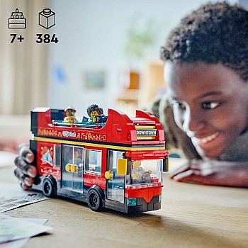  Lego City 60407 Red Double Decker Sightseeing Bus	