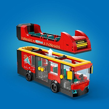  Lego City 60407 Red Double Decker Sightseeing Bus	