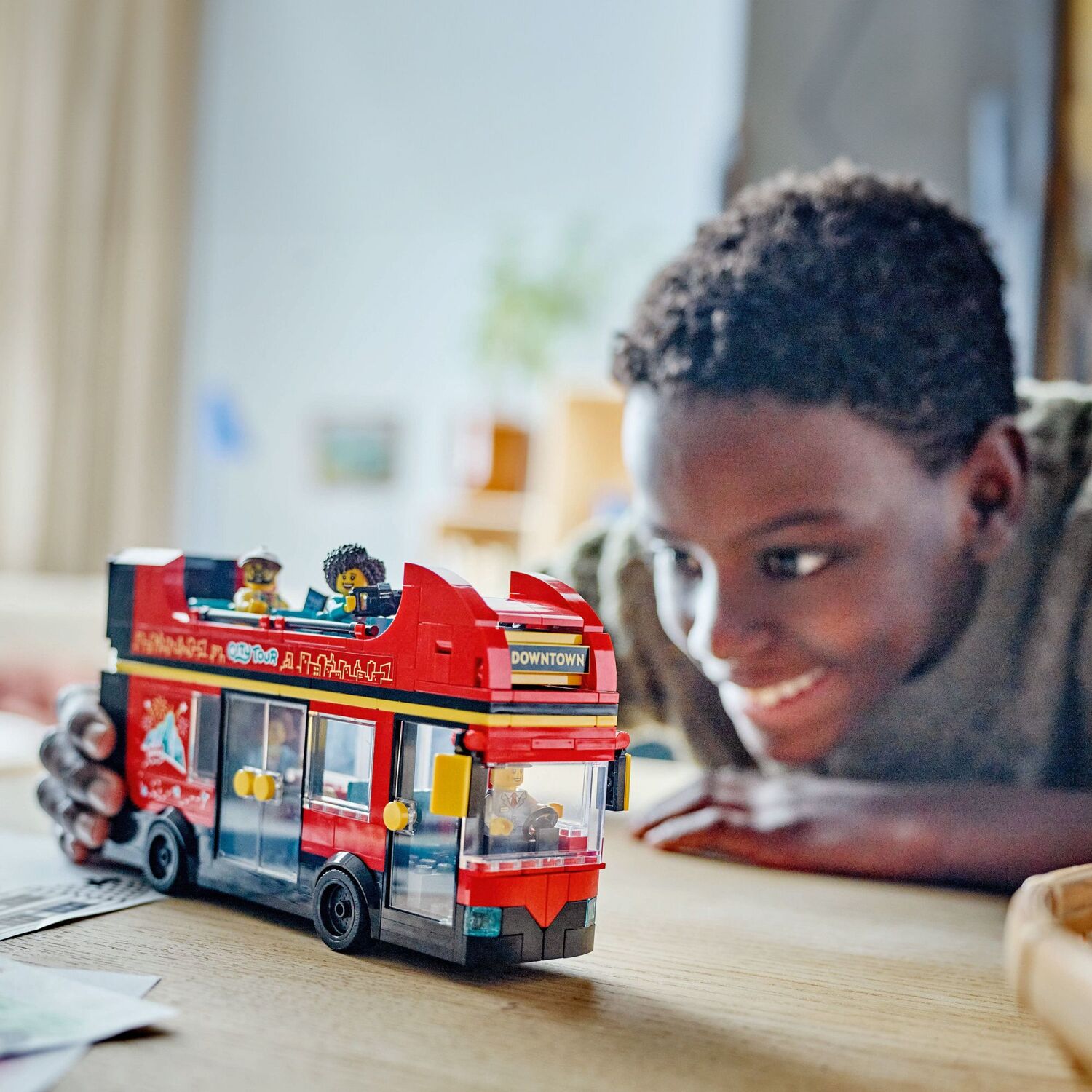 LEGO City Great Vehicles: Red Double-Decker Sightseeing Bus