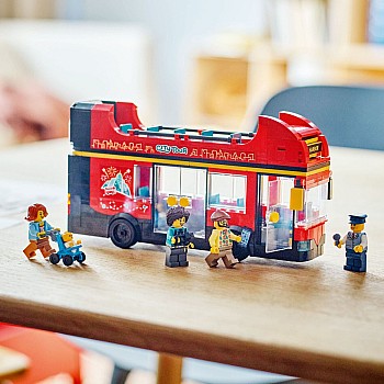  Lego City 60407 Red Double Decker Sightseeing Bus	