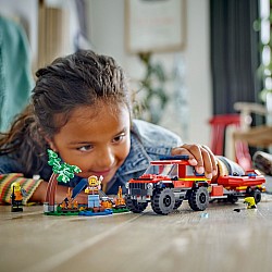 Lego City 60412 4x4 Fire Truck with Rescue Boat