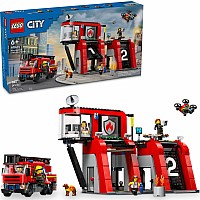 LEGOÂ® City Fire: Fire Station with Fire Truck