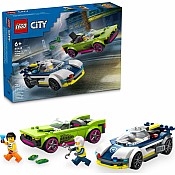 LEGO® City Police: Police Car and Muscle Car Chase