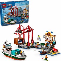 LEGO My City: Seaside Harbor with Cargo Ship