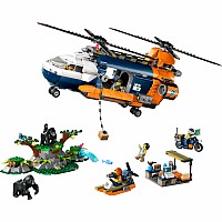 LEGO City Exploration: Jungle Explorer Helicopter at Base Camp