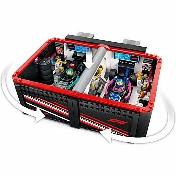  LEGO City 60444 F1 Garage and Mercedes AMG and Alpine Cars	