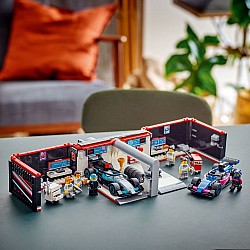  LEGO City 60444 F1 Garage and Mercedes AMG and Alpine Cars	