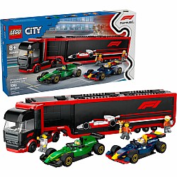  LEGO City 60445 F1 Truck with RB20 and AMR24 F1 Cars	