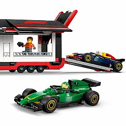  LEGO City 60445 F1 Truck with RB20 and AMR24 F1 Cars	