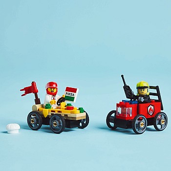 LEGO City: Pizza vs. Fire Truck Race Car Pack