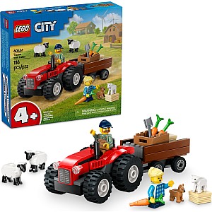 LEGO City Great Vehicles: Red Farm Tractor with Trailer & Sheep