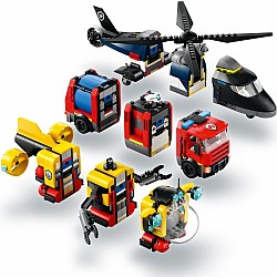  LEGO City 60462 Helicopter, Fire Truck, and Submarine Remix	