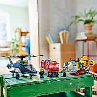 LEGO® City: Helicopter, Fire Truck & Submarine Remix