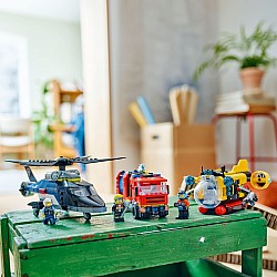  LEGO City 60462 Helicopter, Fire Truck, and Submarine Remix	