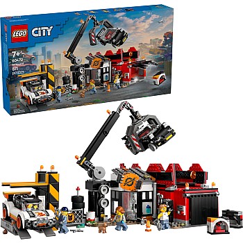  LEGO City 60472 Scrapyard with Cars	