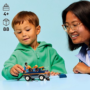  Lego City 60491 Motorcycle Transporter 