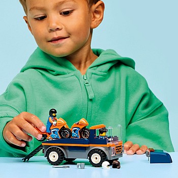  Lego City 60491 Motorcycle Transporter 