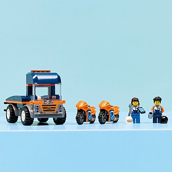  Lego City 60491 Motorcycle Transporter 