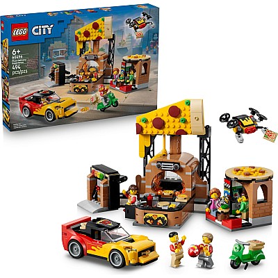 LEGO® City Pizza Delivery Experience with Vehicles