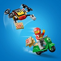 LEGO City 60496 Pizza Delivery Experience with Vehicles