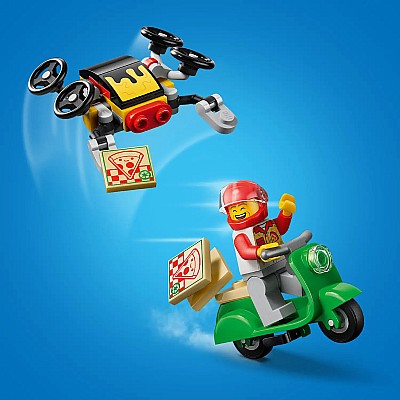 LEGO® City Pizza Delivery Experience with Vehicles