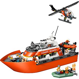 LEGO City Exploration: Coast Guard Rescue Boat & Helicopter
