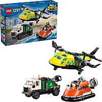 LEGO City Great Vehicles: Airplane, Service Truck & Hovercraft Remix